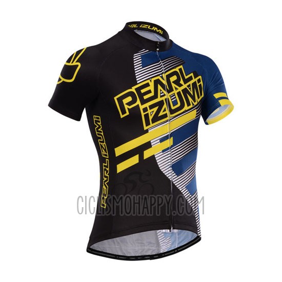 Pearl Izumi Cycling Jersey Bib Short 2014 Men Short Sleeve Black and Yellow